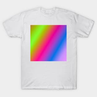 colorful abstract rainbow pattern background T-Shirt